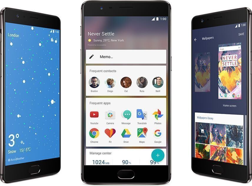 Smartphone OnePlus 3T 64GB: fra ulemper til fordele