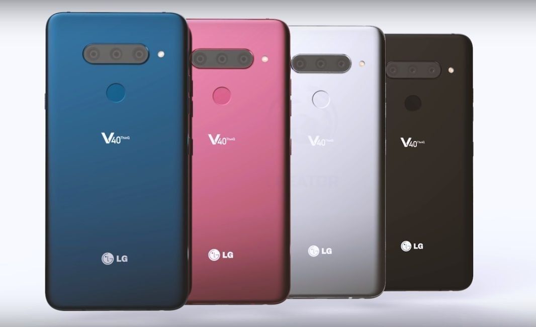 Smartphone LG V40 ThinQ - fordele og ulemper