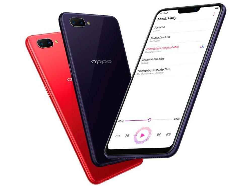 Smartphone OPPO A3s - fordele og ulemper
