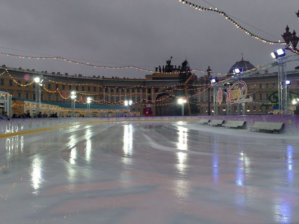 Champs de glace de Saint-Pétersbourg en 2022