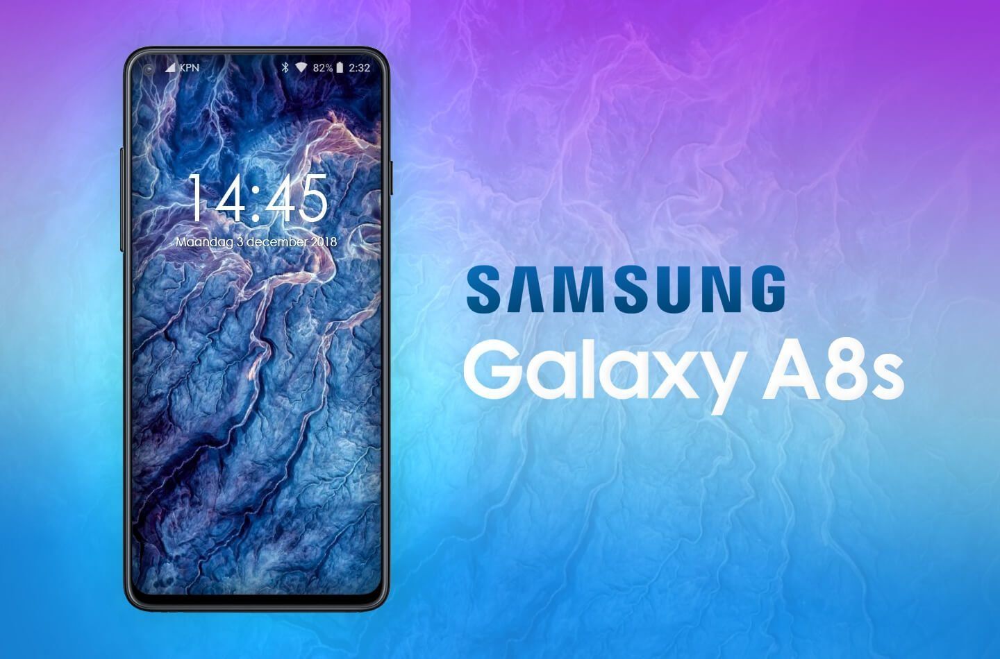 Smartphone Samsung Galaxy A8s - fordele og ulemper