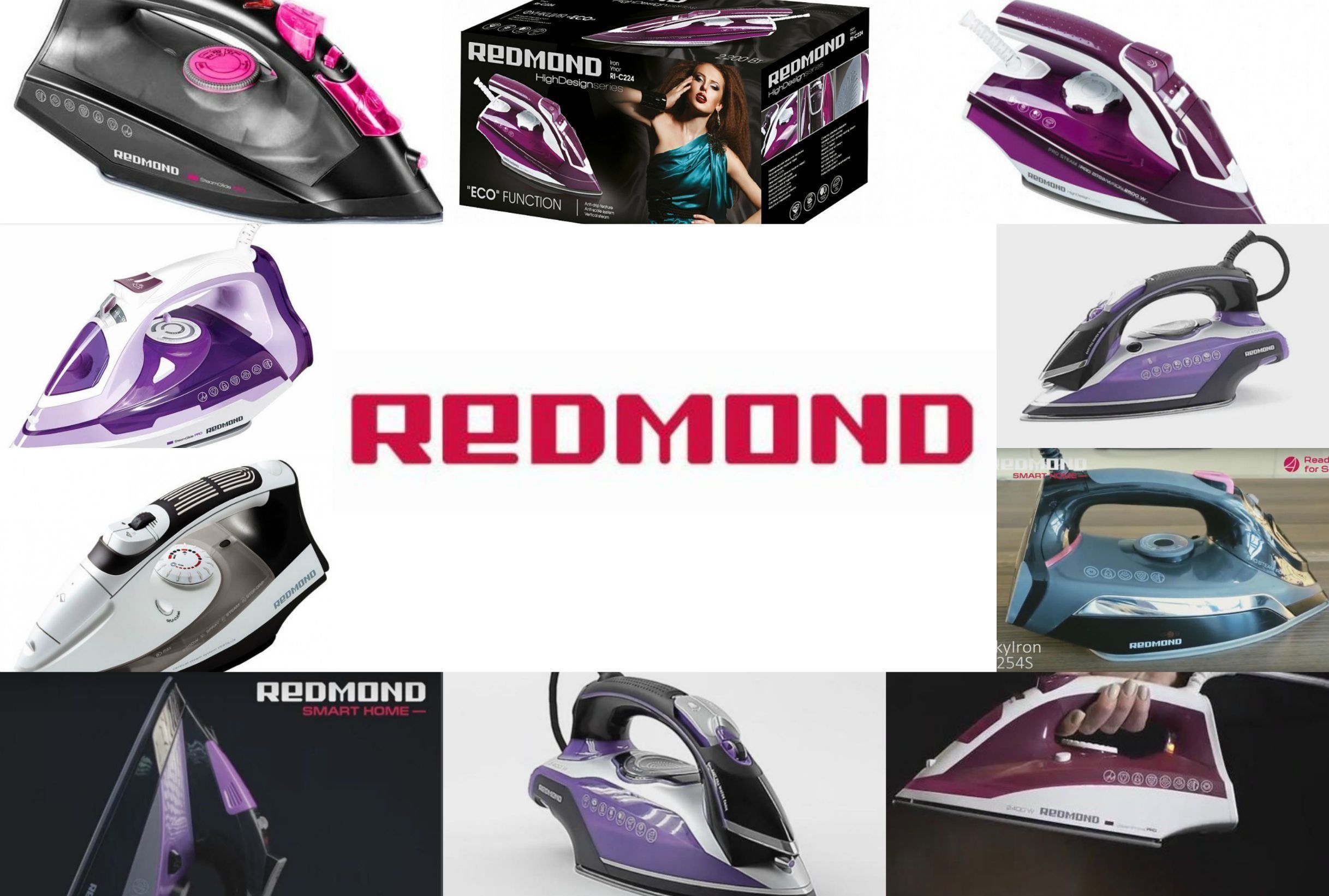 Overview of the best REDMOND irons and steamers by features and cost