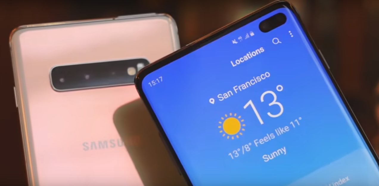 Smartphone Samsung Galaxy S10 Plus - fordele og ulemper