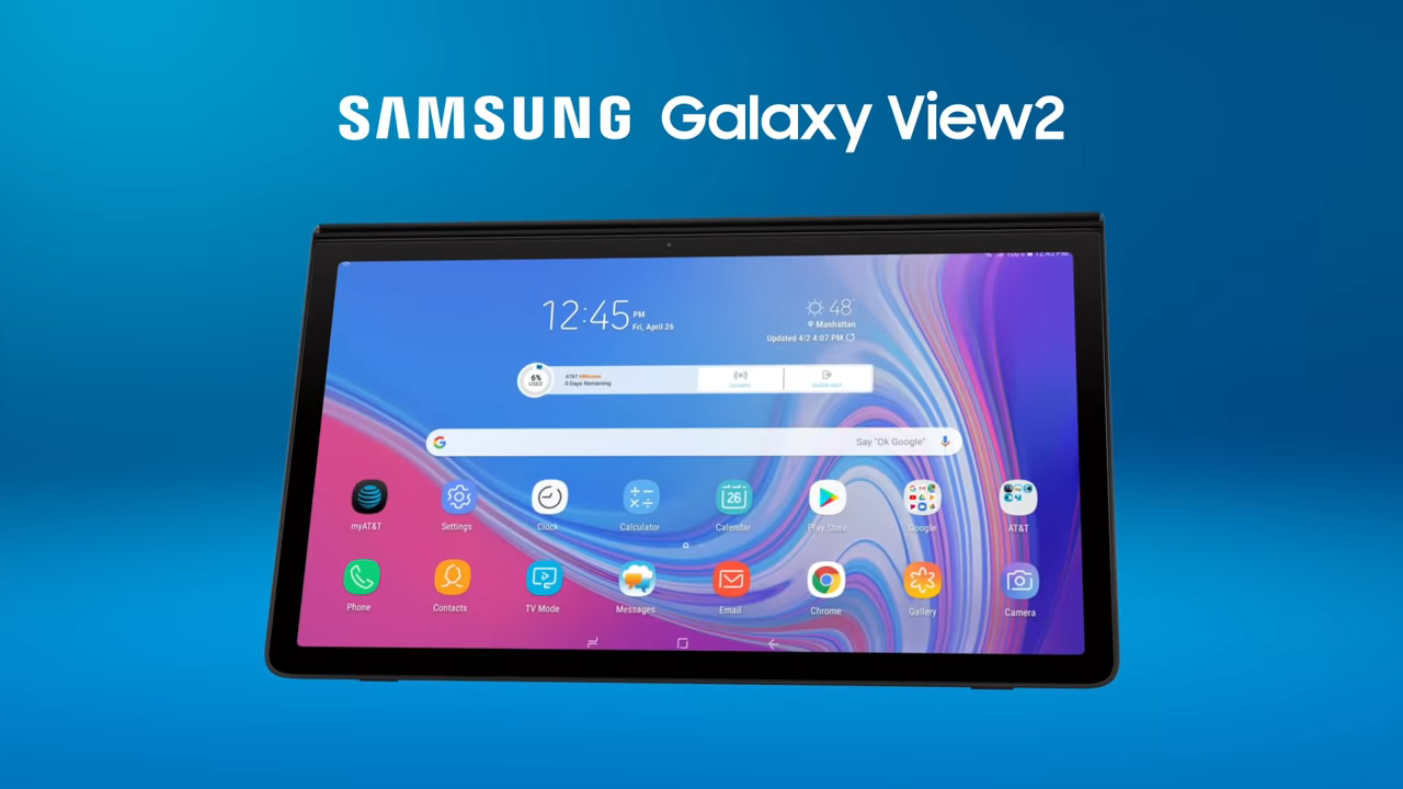 Review of the Samsung Galaxy View 2 tablet - advantages and disadvantages