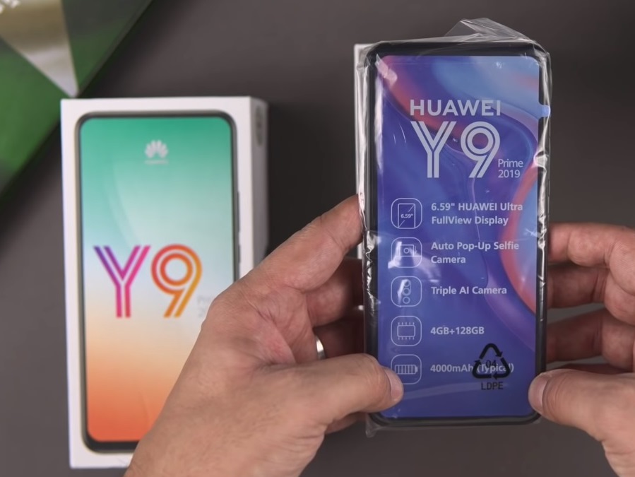 Smartphone Y9 Prime (2019) - fordele og ulemper