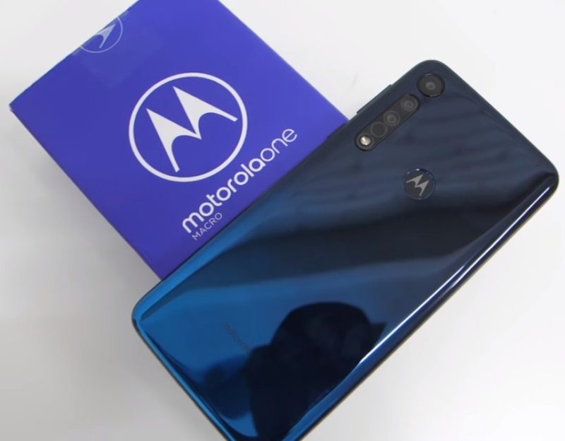 Gennemgå smartphone Motorola Moto One Macro