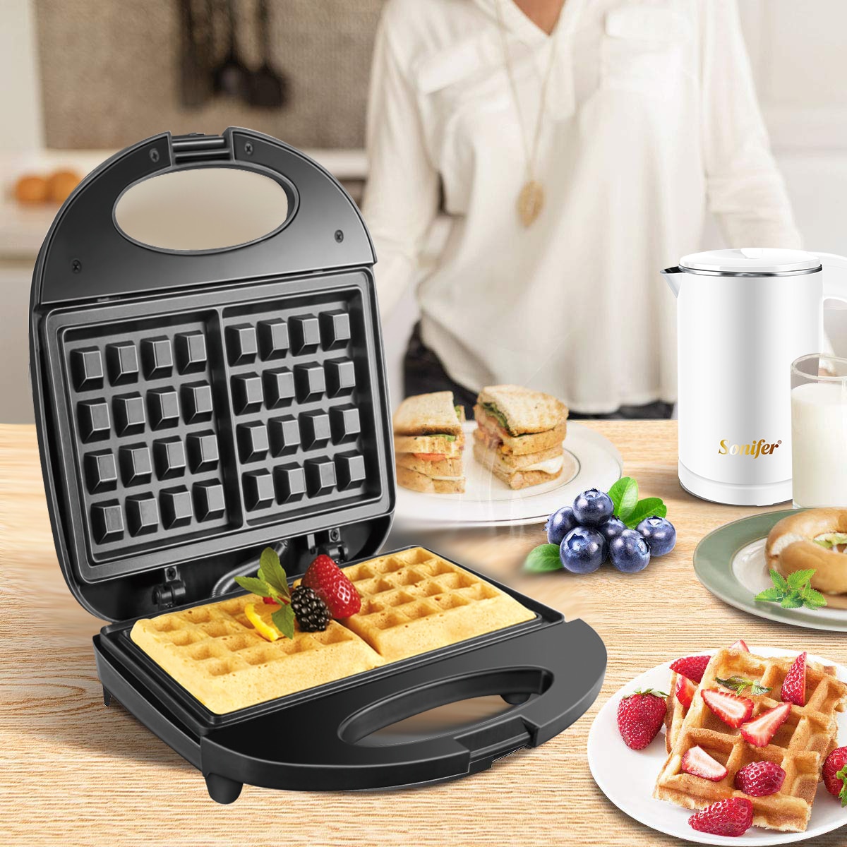Rating of the best electric waffle irons for 2022