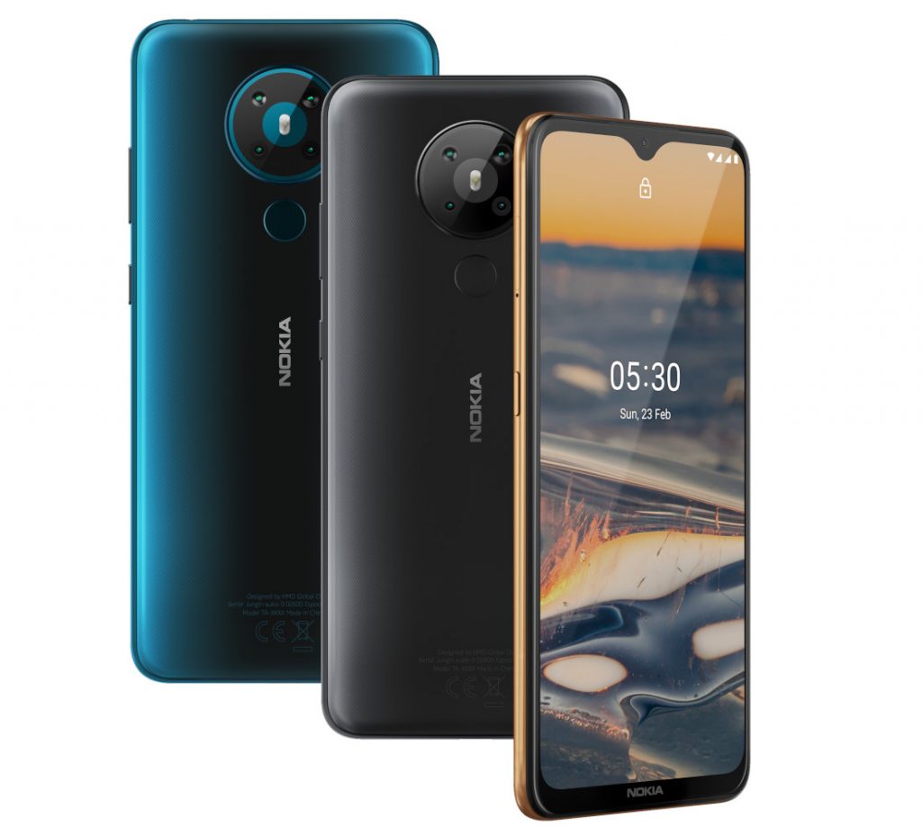 Overview of the Nokia 5.3 smartphone with key features