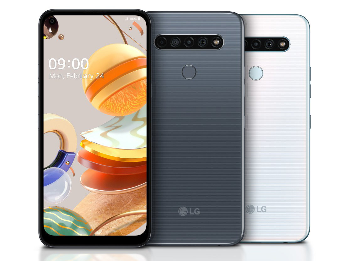 Overview of the smartphone LG K61 with the main characteristics