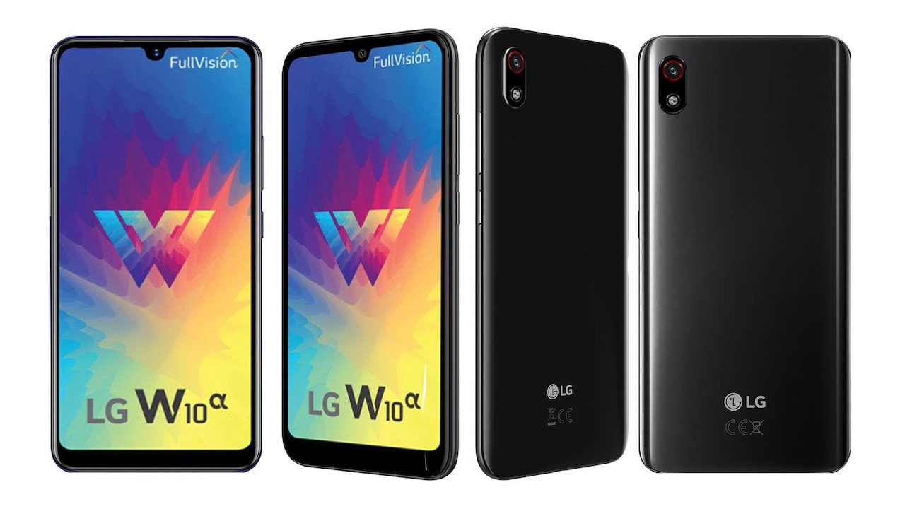 具有主要功能的智能手機 LG W10 Alpha 概述