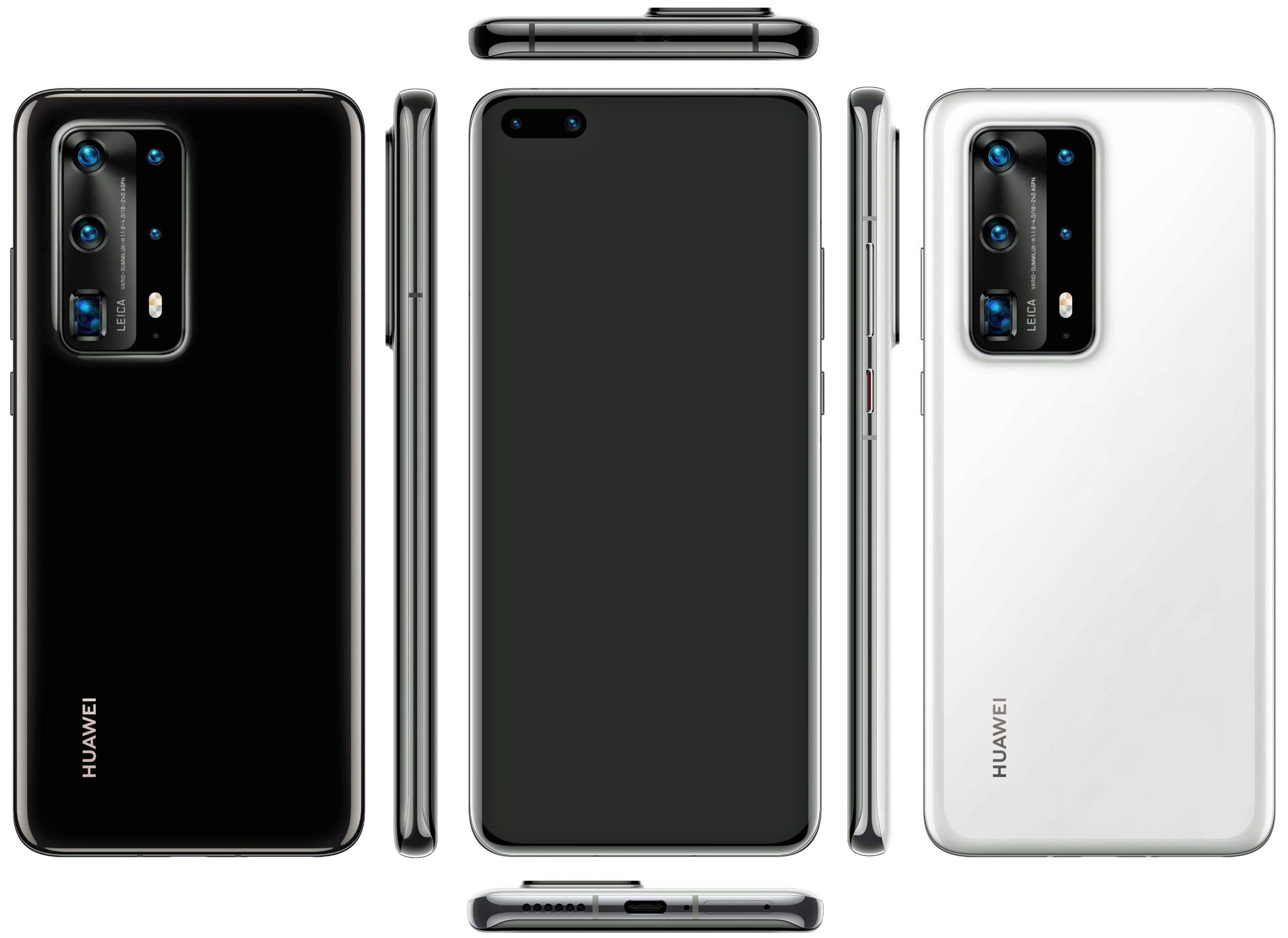 Oversigt over smartphonen Huawei P40 Pro Premium med nøglefunktioner