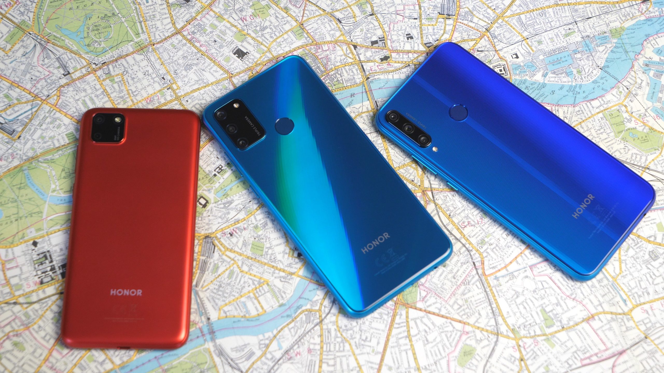 Overview of smartphones Honor 9A, 9C and 9S