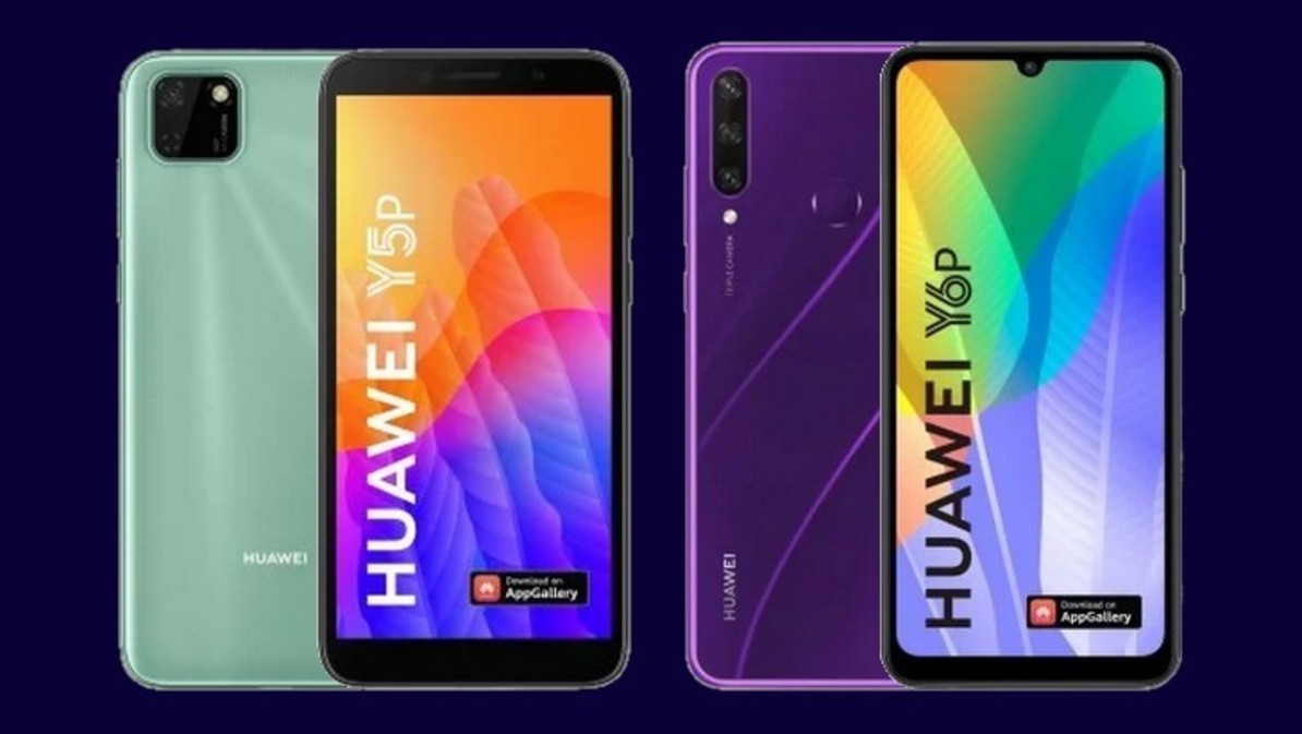 Oversigt over smartphones Huawei Y5p og Huawei Y6p
